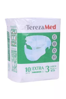 Подгузники TerezaMed Extra Large д/взрослых р 3, 10 шт