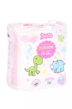 Подгузники-трусики DINO&RHINO Junior д/детей (12-18кг), 17 шт