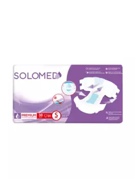 Подгузники д/взрослых Solomed Standart средняя степень недержания р S, 30 шт