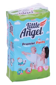 Подгузники-трусики Little Angel Premier S (4-8 кг), 36 шт