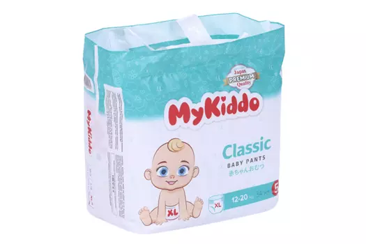 Подгузники-трусики MyKiddo Premium Classic 5 д/детей XL (12-20 кг), 34 шт