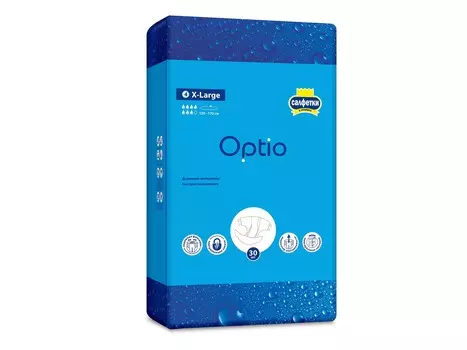 Подгузники д/взрослых Оптио XL, 30 шт, + подарок салфетки Оптио х80