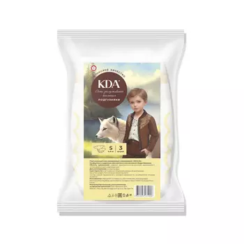 Подгузники детские КДА Кидс S (4-9кг), 3 шт