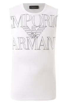 Хлопковая майка Emporio Armani