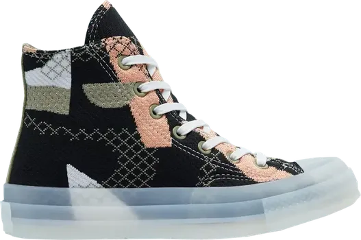 Кроссовки Converse Chuck 70 High Knit Mashup, черный