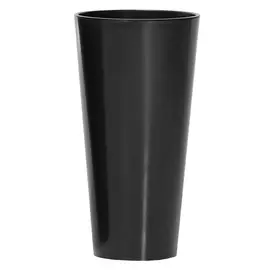 Кашпо Prosperplast Tubus slim 15см антрацит