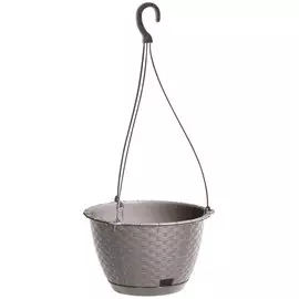 Кашпо подвесное Prosperplast Rattola Round W Mocca 21,5 см