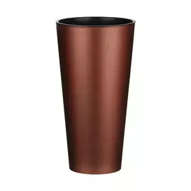 Кашпо Prosperplast tubus slim corten 15см сталь