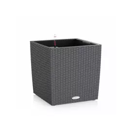 Кашпо с автополивом Lechuza Trend Cube 50х50 см гранит