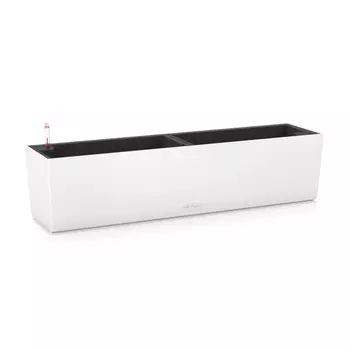 Кашпо с автополивом Lechuza Balconera Color белый 79х19х19 см
