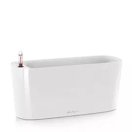 Кашпо с автополивом Lechuza Delta Oval 40 см белое