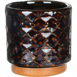 Кашпо Ter steege Mees vintage черное д7в7