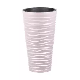 Кашпо Prosperplast sand slim 35см мокка