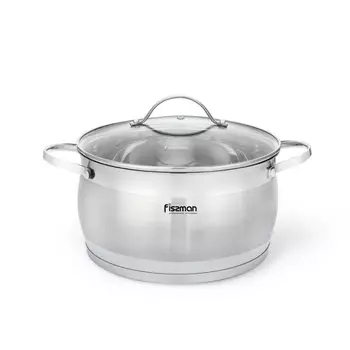 Кастрюля Fissman Fabiana 5357 нержавеющая сталь 18x10,5 см, 2,6 л
