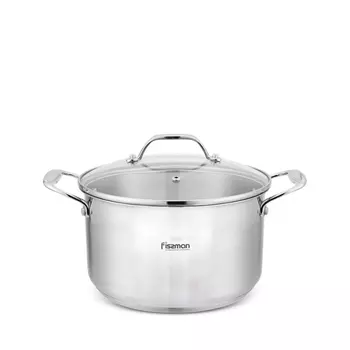 Кастрюля Fissman Platino 5477 нержавеющая сталь, 20x11,5см, 3,3 л