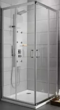 Душевое ограждение «Radaway» Premium Plus D 100/80 прямоугольный прозрачный/хром универсальный без поддона