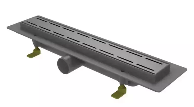 Душевой лоток «Paini» Line 550 мм D40 CH550LC боковой выпуск черный матовый