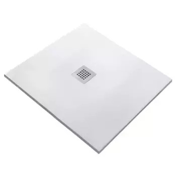 Душевой поддон «Starohome» Solid С0005786 90/90 низкий из литьевого мрамора квадратный White Matt без сифона