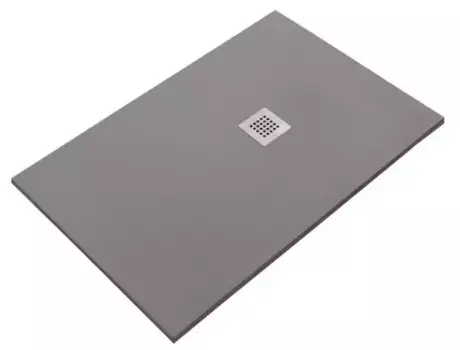 Душевой поддон «Starohome» Solid С0006251 140/80 низкий из литьевого мрамора прямоугольный Grey Matt без сифона