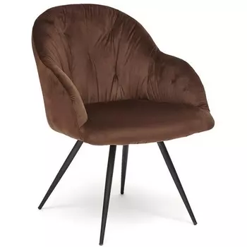 Кресло ( mod.1602 ) коричневый вельвет (металл/ткань) Tetchair 111297 12647