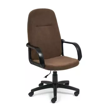 Кресло флок , коричневый, Tetchair Leader 15140
