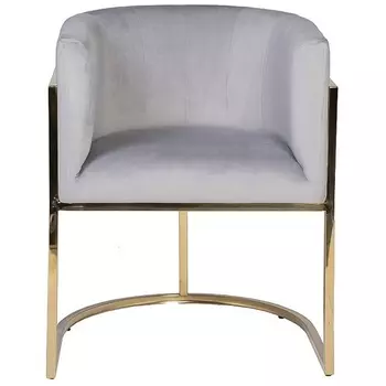 Кресло Garda Decor 30C-DX-2010-1 LBG (Золото/Серо-голубой)