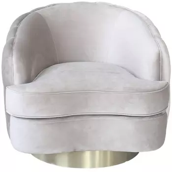 Кресло Garda Decor 87YY-1827 BG (Хром/Светло-серый)