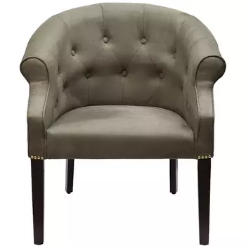 Кресло Garda Decor BUONO-3K-ОЛИВК Mock17 (Черный/Оливковый)