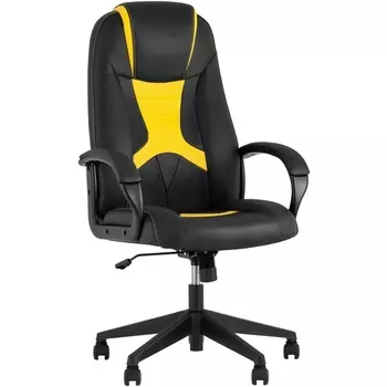 Кресло игровое TopChairs ST-CYBER 8 черный/желтый УТ000035039