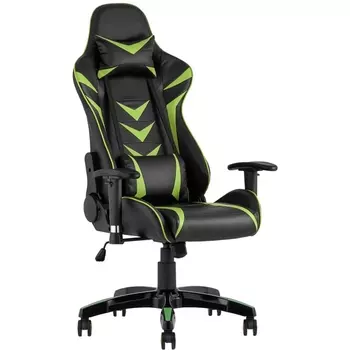 Кресло игровое TopChairs Corvette зеленое (Stool Group)