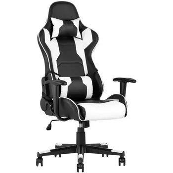 Кресло игровое TopChairs Diablo белое (Stool Group)