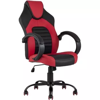 Кресло игровое TopChairs Racer Midi черно-красное (Stool Group)