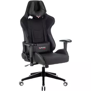 Кресло игровое Zombie VIKING 4 AERO Edition черный текстиль/эко.кожа с подголов. крестовина пластик