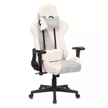 Кресло игровое VIKING X Fabric белый/серо-голубой с подголов. крестовина пластик (Zombie)