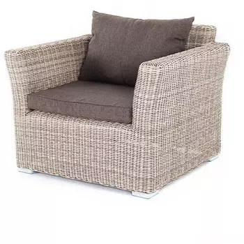 Кресло из искусственного ротанга, цвет бежевый 4SIS Капучино YH-C1130W-3 beige