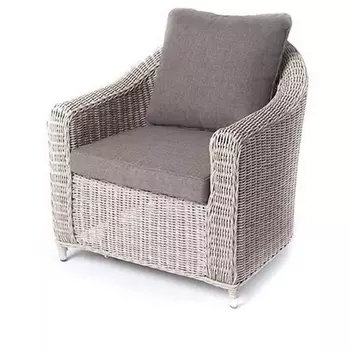 Кресло из искусственного ротанга, цвет бежевый 4SIS Кон Панна YH-C1808W beige
