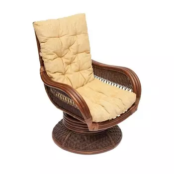Кресло-качалка Medium /с подушкой/ Pecan Washed (античн. орех) Tetchair 7921 9093