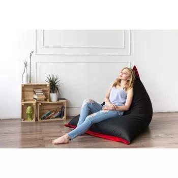 Кресло Dreambag Пирамида Черно-Красная (Классический) 3516901