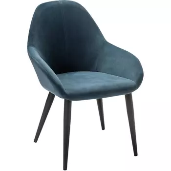 Кресло Kent Diag blue/черный R-Home арт.410119150h_Diagblue_черн