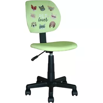 Кресло компьютерное детское ЛОЛО Pet Lover зеленый Stool Group (арт.УТ000039081)
