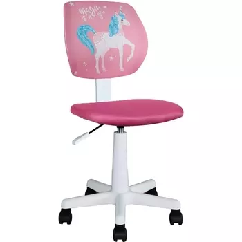 Кресло компьютерное детское ЛОЛО Unicorn, пластик белый Stool Group (арт.УТ000039088)
