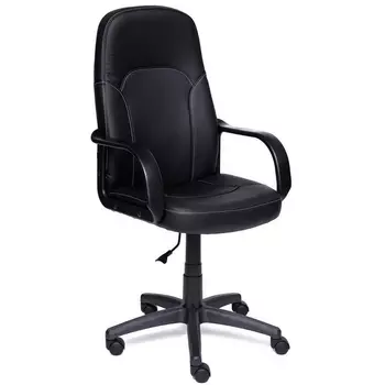 Кресло кож/зам, черный, 36-6 Tetchair Parma 2955