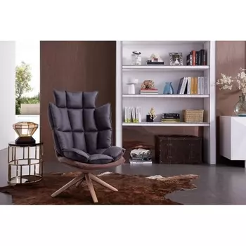 Кресло DС-1565C коричневый HE510-24B/серый ESF 1565CHE510-24B