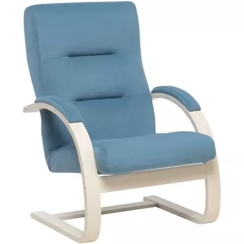 Кресло Leset Монэ (Фанера,Березовый шпон,Металл,Велюр/Синий) арт.2500000129575