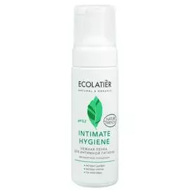 Нежная пенка для интимной гигиены Intimate Hygiene с экстрактами шалфея и хлопка, 150 мл, Ecolatier