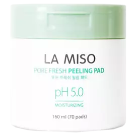 Очищающие и отшелушивающие пэды для лица pH 5.0, 70 шт, La Miso