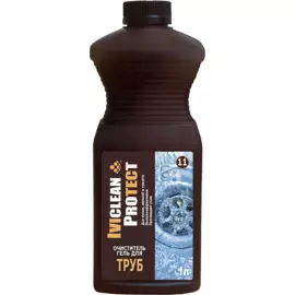 Очиститель гель для труб, 1 л, Ивиклин