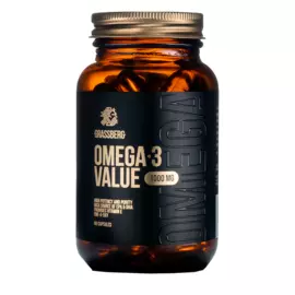 Омега 3, 1000 мг, 60 капсул, GRASSBERG