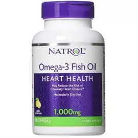 Омега-3, 1000 мг, 90 капсул, Natrol