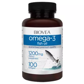 Omega 3, 1200 mg, 100 капсул, Biovea